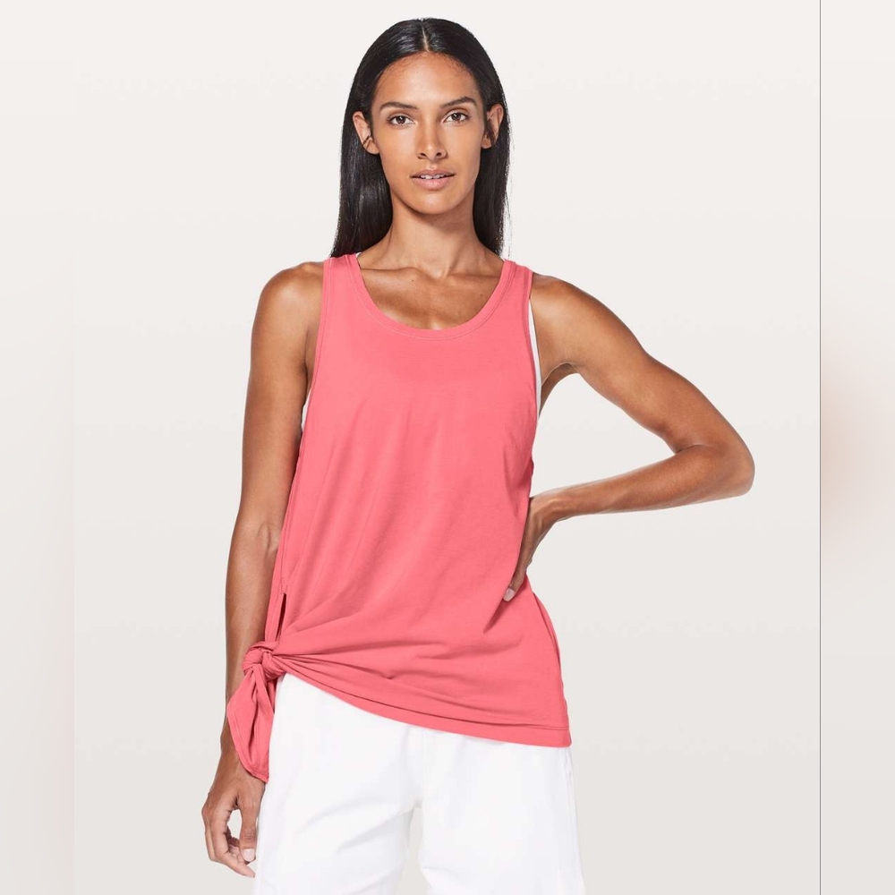 Lululemon To the Point Pink Tank